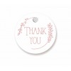 Бирки круглые с надписью "Tank you", 35мм/50шт
