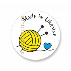 Наклейки "Made in Ukraine", 35 мм/80 шт