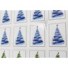 Наклейки - марки "Ёлочки" 30х40мм, набор 19шт