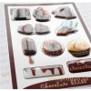 Стікерпак з об'ємними наліпками "Chocolate  bliss"