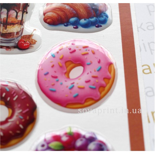 Стікерпак з об'ємними наліпками "Sweet Blissful"