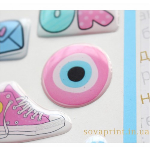 Стікерпак з об'ємними наліпками "Jovial mood"