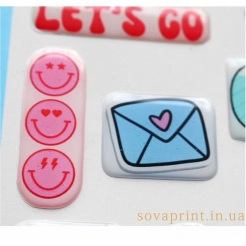 Стікерпак з об'ємними наліпками "Jovial mood"