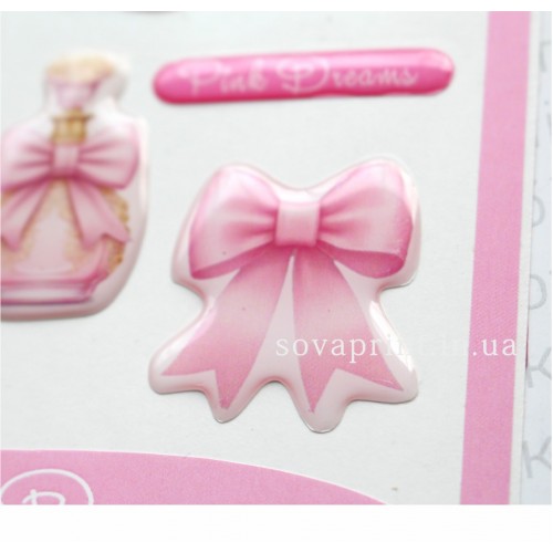 Стікерпак з об'ємними наліпками "Pink Dreams"