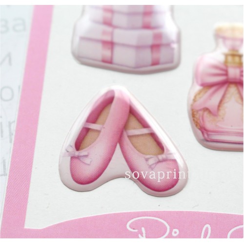 Стікерпак з об'ємними наліпками "Pink Dreams"