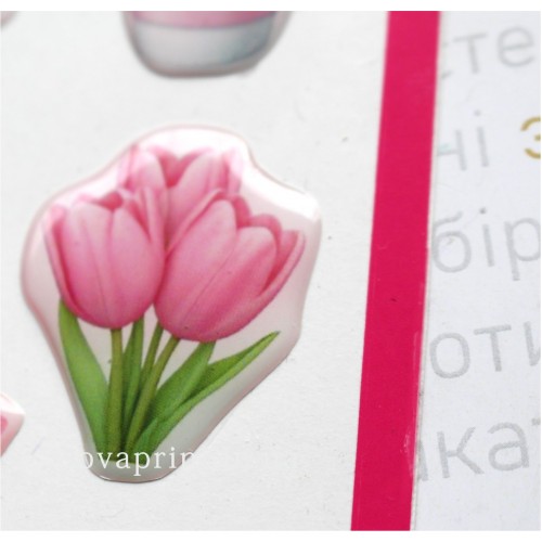 Стікерпак з об'ємними наліпками "Pink Mood"