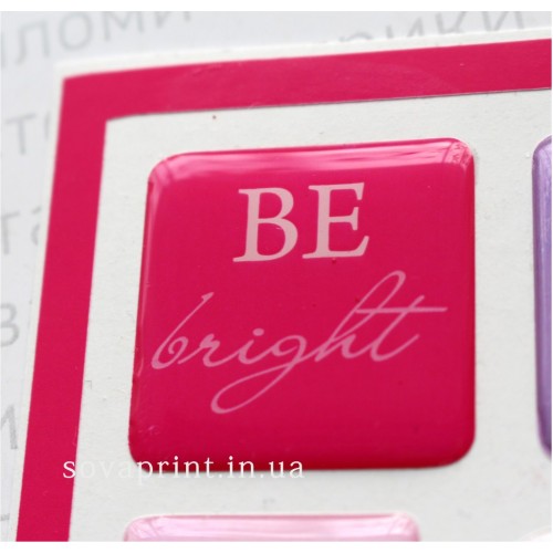 Стікерпак з об'ємними наліпками "Pink Mood"