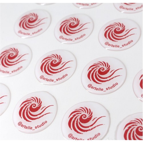 Об'ємні наліпками (шильди) з власним дизайном А3 формат