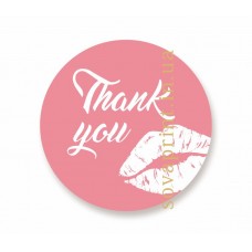 Наліпки "Thank you", 40 мм/60 шт