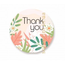 Наклейки "Thank you", 25 мм -140 шт