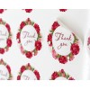 Наклейки на упаковку с надписью "Thank you", 50 мм - 37 шт