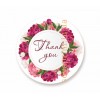 Наклейки на упаковку с надписью "Thank you", 50 мм - 37 шт