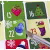Наклейки для адвент календаря, 30х30мм