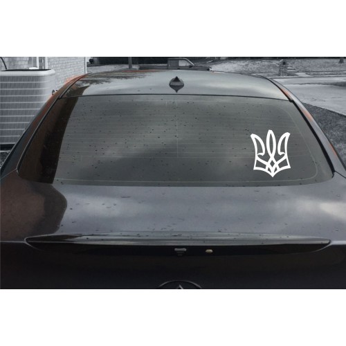 Наклейка на авто "Трезубец", 15х18см