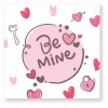 Открытка, "Be mine" 65х65мм