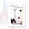 Открытка 70х100 мм, "Smile and dream"