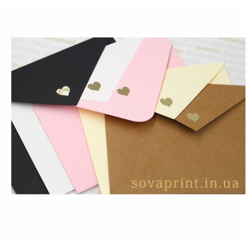 Конверт С6/А6 - 114х162мм, белый