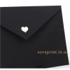 Конверт С6 114х162мм, чорний