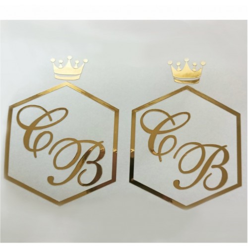 Наклейки на свадебные бутылки и бокалы