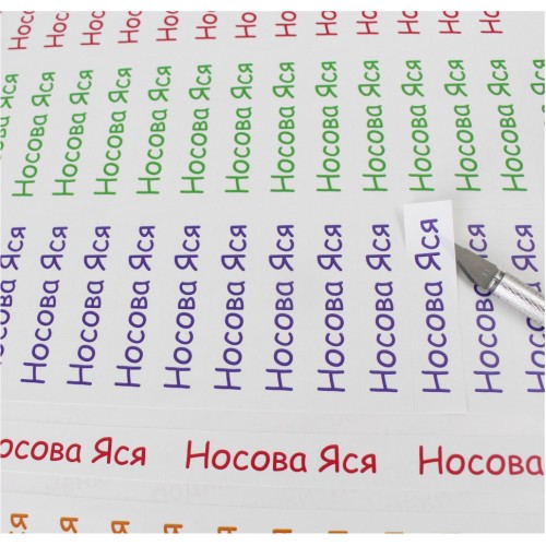 Наклейки на школьные предметы